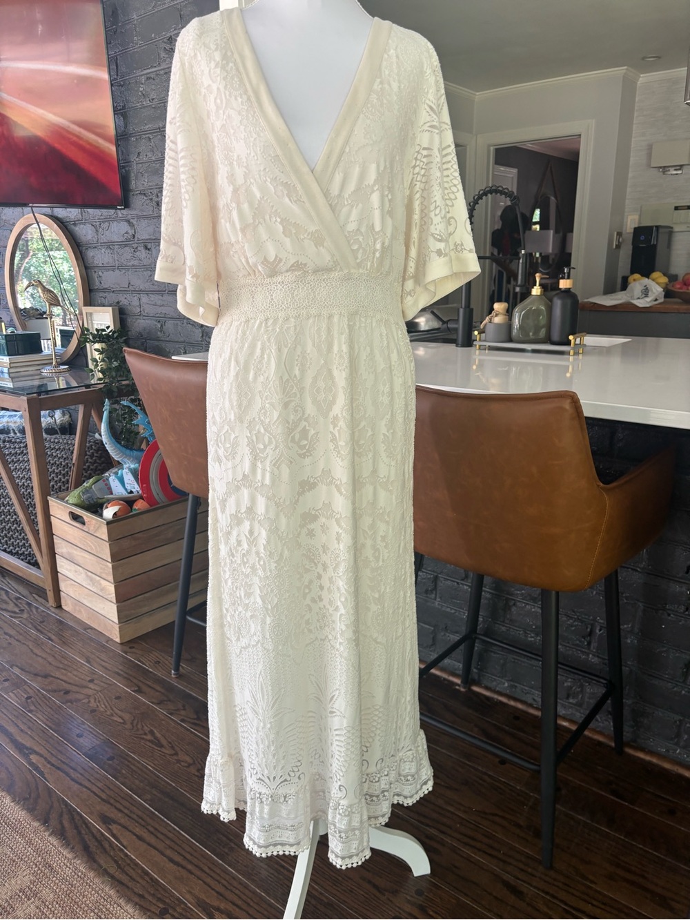 Farm Rio Devore Maxi Dress - Picture 2 of 12
